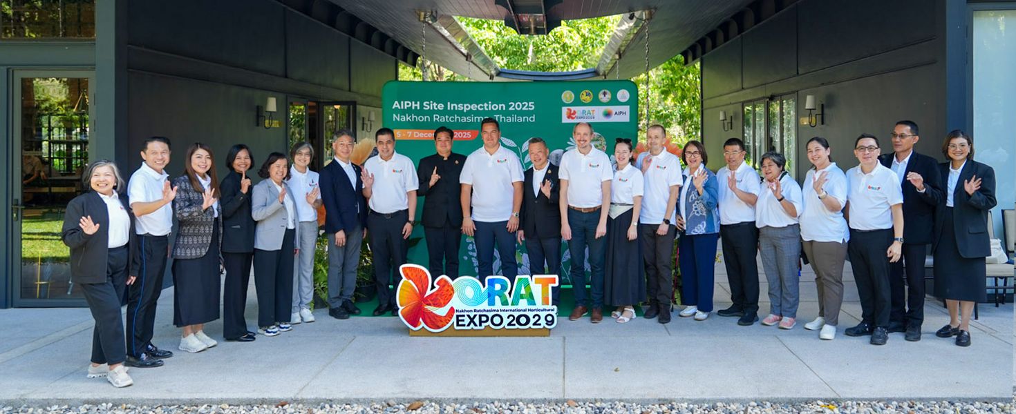 International Horticultural Expo Committee visits the area to inspect readiness for "Korat Expo 2029"